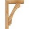 Ekena Millwork Imperial Block Rough Sawn Bracket w/ Offset Brace, Western Red Cedar, 6"W x 22"D x 34"H BKT0604X22X34IMP05RWR - alternate 4